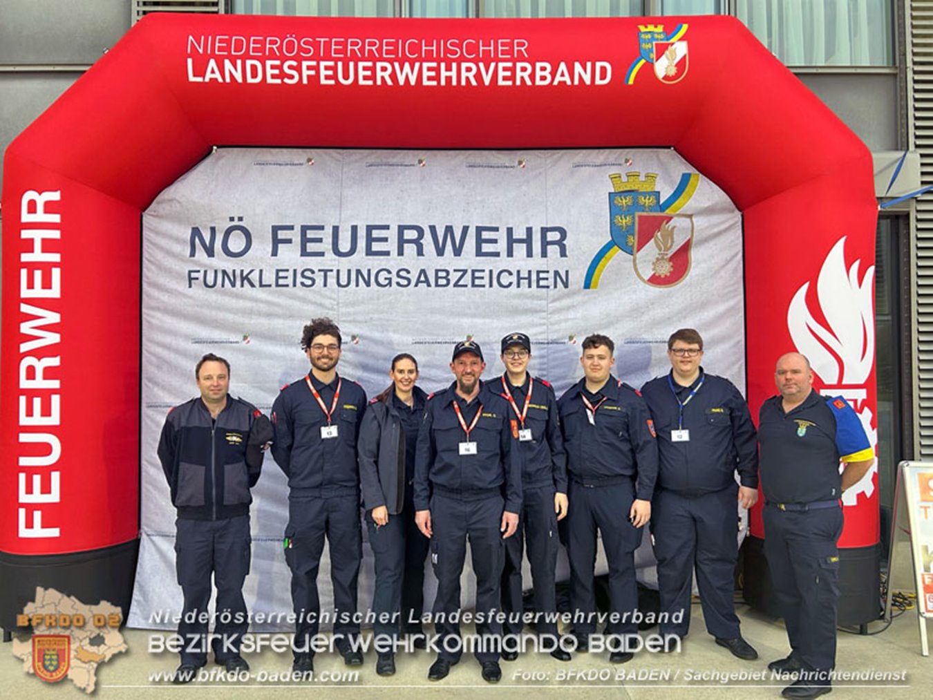 25.Bewerb um das N Feuerwehr-Funkleistungsabzeichen   Foto: SG ND BFKDO Baden