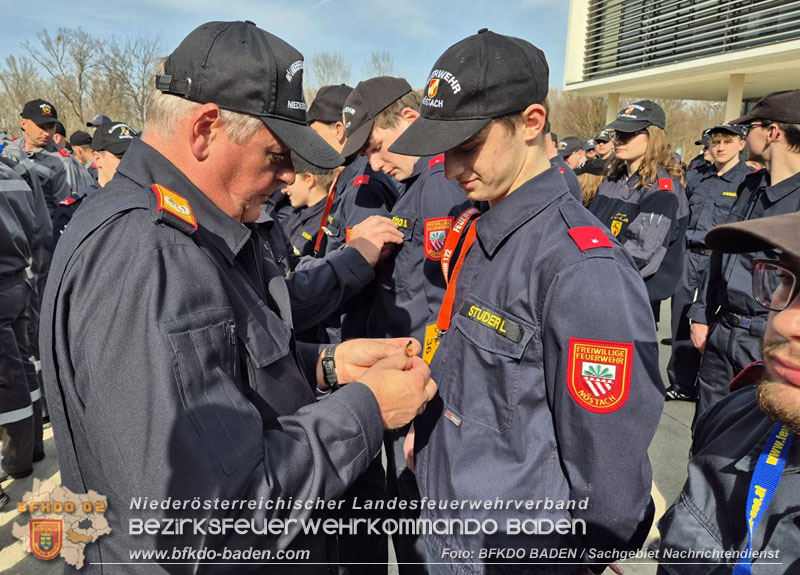 25.Bewerb um das N Feuerwehr-Funkleistungsabzeichen   Foto: SG ND BFKDO Baden