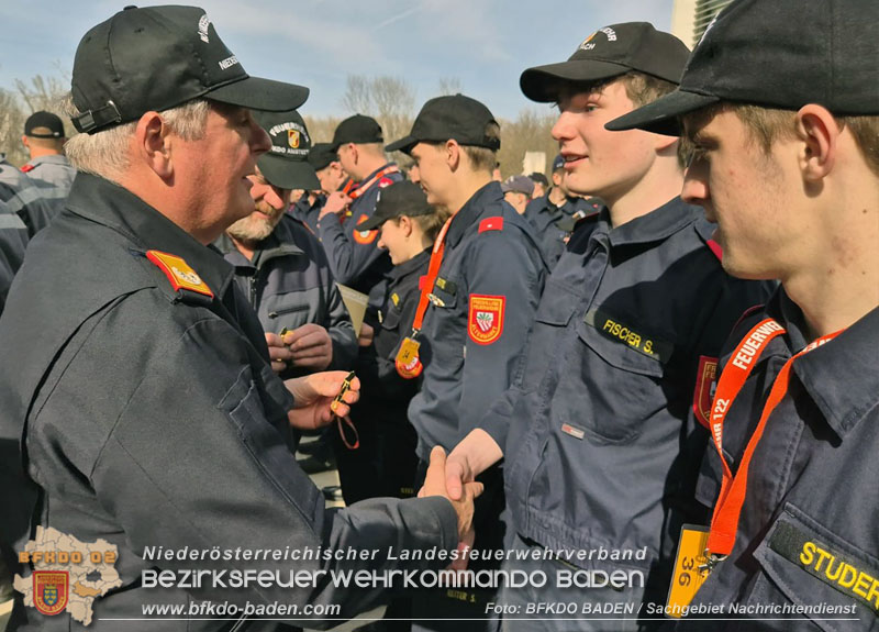 25.Bewerb um das N Feuerwehr-Funkleistungsabzeichen   Foto: SG ND BFKDO Baden