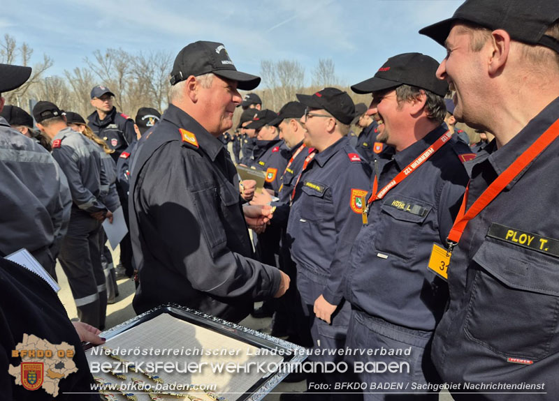 25.Bewerb um das N Feuerwehr-Funkleistungsabzeichen   Foto: SG ND BFKDO Baden