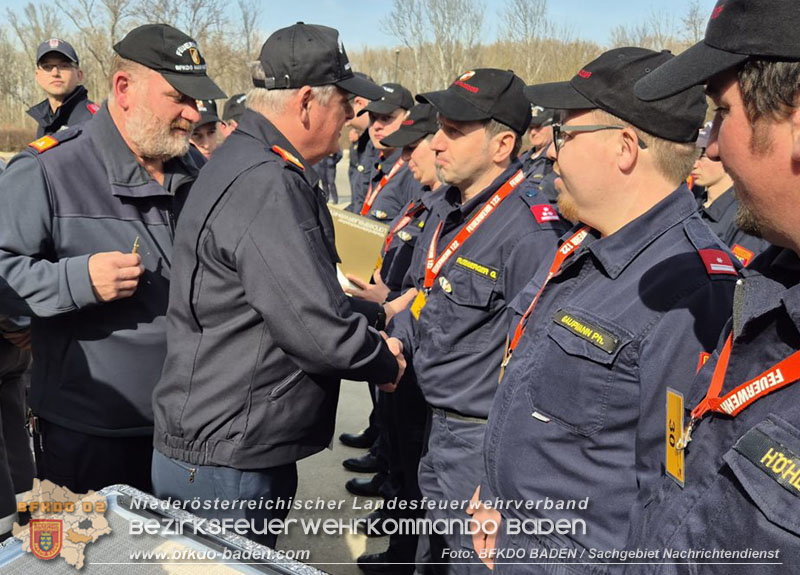 25.Bewerb um das N Feuerwehr-Funkleistungsabzeichen   Foto: SG ND BFKDO Baden