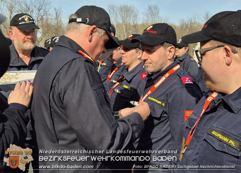 25.Bewerb um das N Feuerwehr-Funkleistungsabzeichen   Foto: SG ND BFKDO Baden