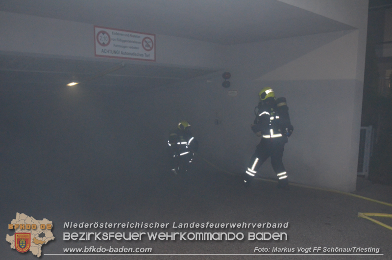 20250321_bung "Brand in Tiefgaragen" in Kottingbrunn   Foto: Markus Vogt FF Schnau/Triesting