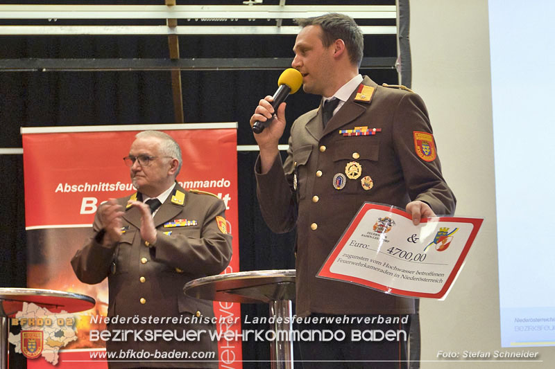 20250328_Spendenübergabe an den Unterstützungsfonds des NÖ LFV durch die FF Baden-Leesdorf Foto: Stefan Schneider BFKDO BADEN 20250328_Spendenübergabe an den Unterstützungsfonds des NÖ LFV durch die FF Baden-Leesdorf Foto: Stefan Schneider BFKDO BADEN