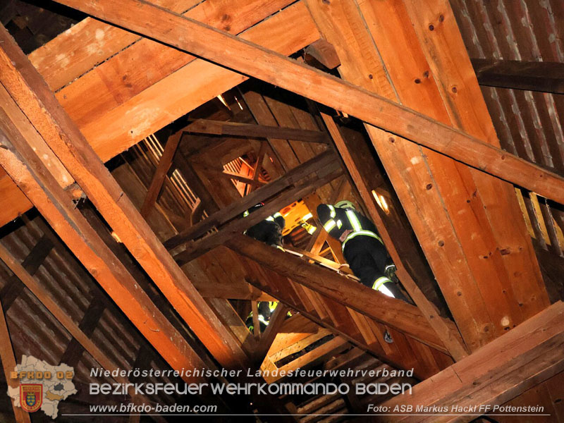 20250705_Menschenrettungsübung vom Kirchturm in Pottenstein Foto: ASB Markus Hackl FF Pottenstein 20250705_Menschenrettungsübung vom Kirchturm in Pottenstein Foto: ASB Markus Hackl FF Pottenstein