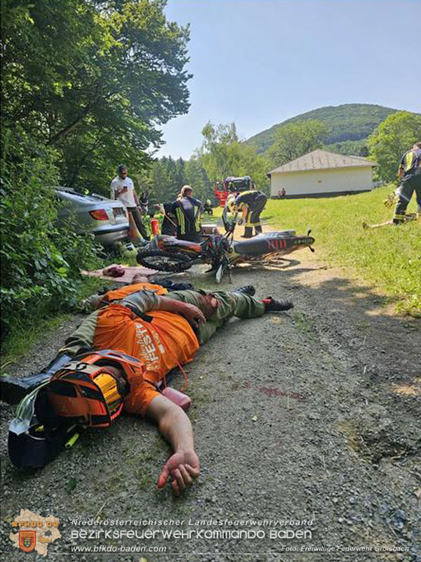 20250705_Realittsnahes Einsatztraining und Erste Hilfe Ausbildung Foto: FF Groisbach