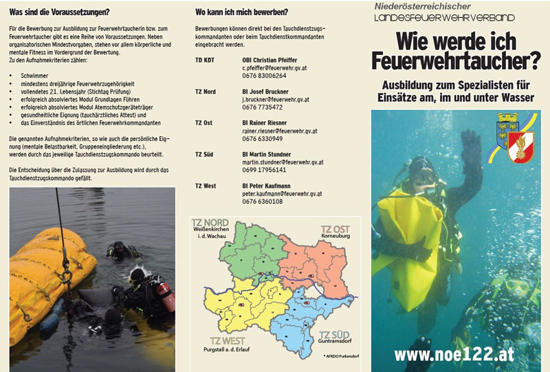Tauchdienst des N LFV sucht neue Mitglieder  Foto: NLFV Redaktion Brand Aus
