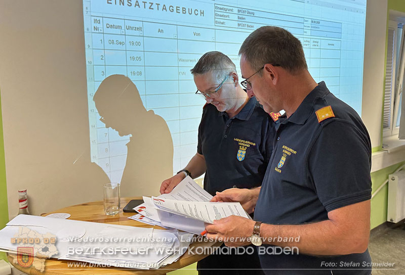 20250908_Stabsbung BFST - Erdbeben im Raum Baden Foto: Stefan Schneider BFST/S5 BFKDO BADEN