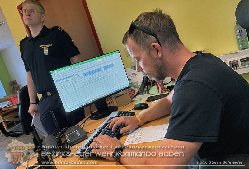 20250908_Stabsbung BFST - Erdbeben im Raum Baden Foto: Stefan Schneider BFST/S5 BFKDO BADEN