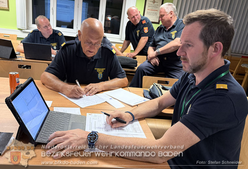 20250908_Stabsbung BFST - Erdbeben im Raum Baden Foto: Stefan Schneider BFST/S5 BFKDO BADEN