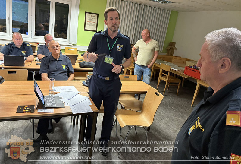 20250908_Stabsbung BFST - Erdbeben im Raum Baden Foto: Stefan Schneider BFST/S5 BFKDO BADEN