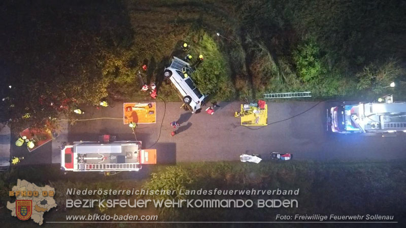 20250926_Bezirksbergreifende bung "Menschenrettung" in Sollenau  Foto: FF Sollenau