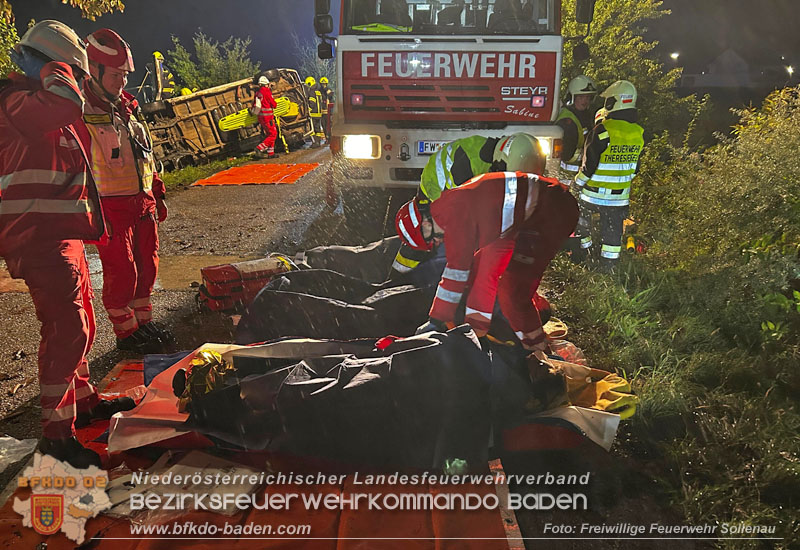 20250926_Bezirksbergreifende bung "Menschenrettung" in Sollenau  Foto: FF Sollenau