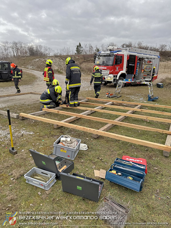 20251122_1. ZUG der 2. KHD Bereitschaft übt am Gelände des Tritolwerk  Foto: S5 Stefan Schneider BFKDO BADEN