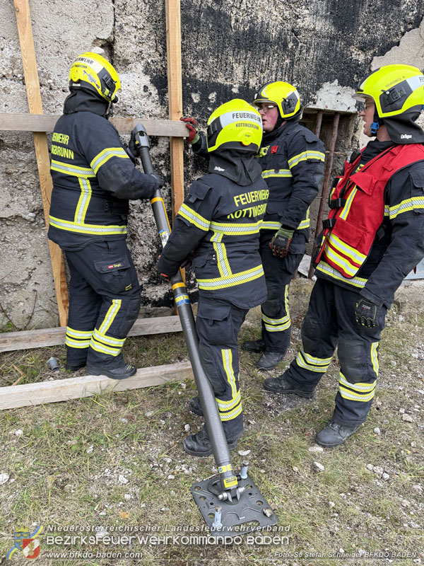 20251122_1. ZUG der 2. KHD Bereitschaft übt am Gelände des Tritolwerk  Foto: S5 Stefan Schneider BFKDO BADEN