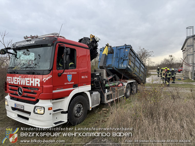 20251122_1. ZUG der 2. KHD Bereitschaft übt am Gelände des Tritolwerk  Foto: S5 Stefan Schneider BFKDO BADEN