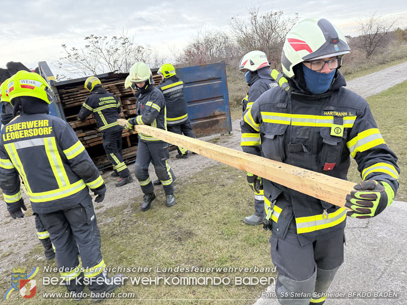 20251122_1. ZUG der 2. KHD Bereitschaft übt am Gelände des Tritolwerk  Foto: S5 Stefan Schneider BFKDO BADEN