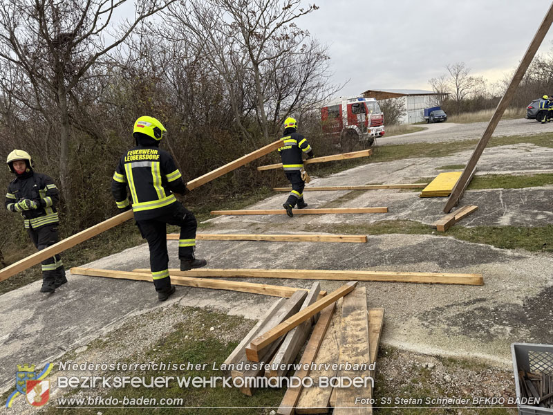 20251122_1. ZUG der 2. KHD Bereitschaft übt am Gelände des Tritolwerk  Foto: S5 Stefan Schneider BFKDO BADEN