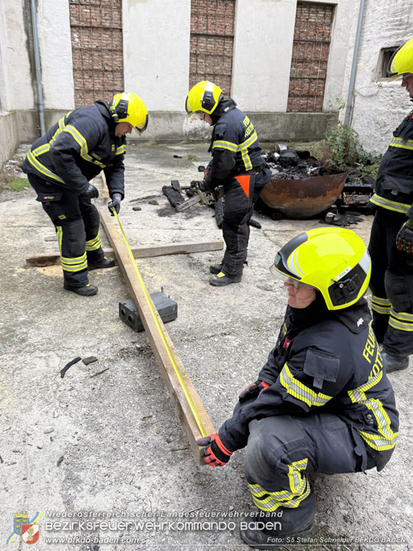 20251122_1. ZUG der 2. KHD Bereitschaft übt am Gelände des Tritolwerk  Foto: S5 Stefan Schneider BFKDO BADEN