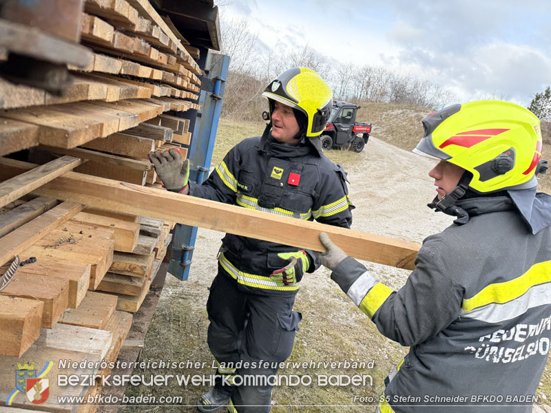 20251122_1. ZUG der 2. KHD Bereitschaft übt am Gelände des Tritolwerk  Foto: S5 Stefan Schneider BFKDO BADEN