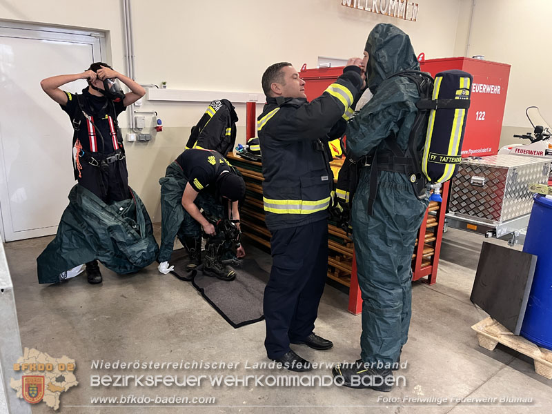 Gemeinsame Atemschutzausbildung Stufe 3 im Unterabschnitt 1 Baden-Land