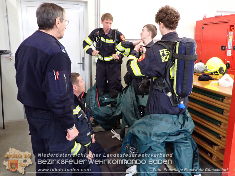 Gemeinsame Atemschutzausbildung Stufe 3 im Unterabschnitt 1 Baden-Land
