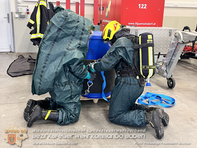 Gemeinsame Atemschutzausbildung Stufe 3 im Unterabschnitt 1 Baden-Land