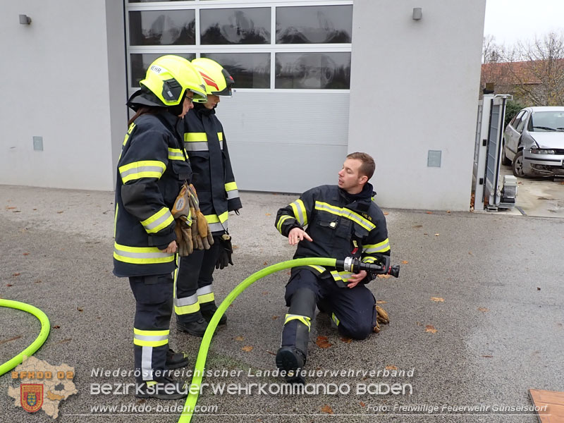 Gemeinsame Atemschutzausbildung Stufe 3 im Unterabschnitt 1 Baden-Land