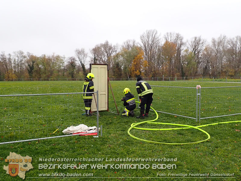 Gemeinsame Atemschutzausbildung Stufe 3 im Unterabschnitt 1 Baden-Land