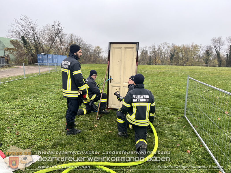 Gemeinsame Atemschutzausbildung Stufe 3 im Unterabschnitt 1 Baden-Land