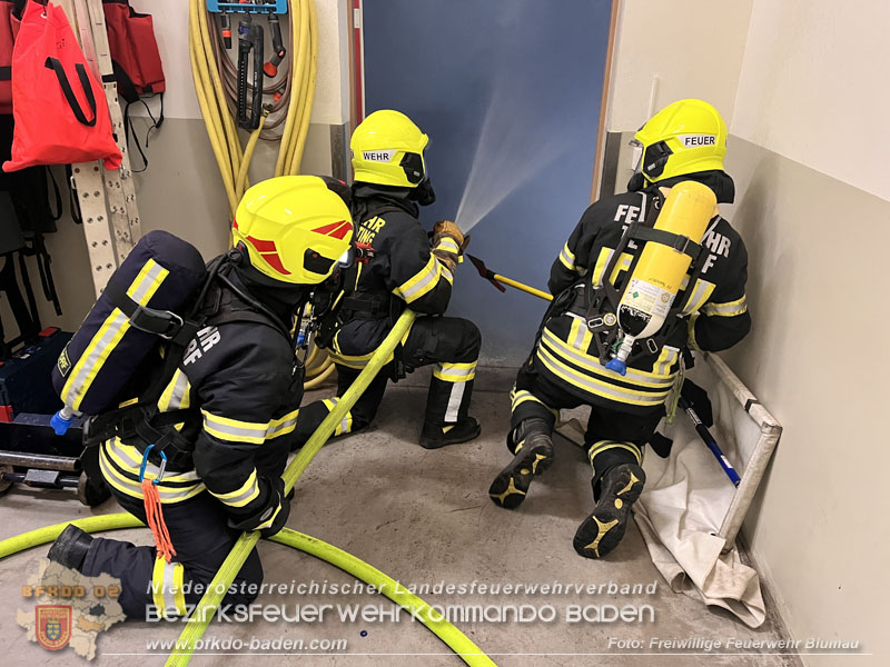 Gemeinsame Atemschutzausbildung Stufe 3 im Unterabschnitt 1 Baden-Land