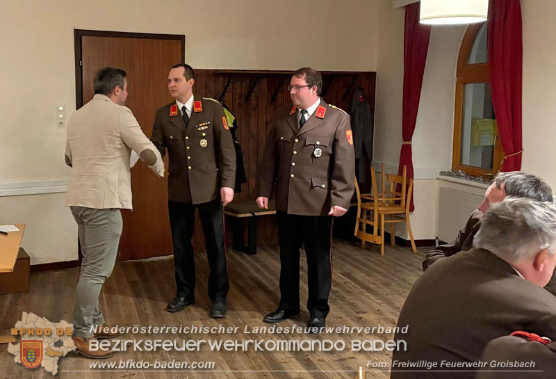 20260105_Wahl des Feuerwehrkommandos bei der FF Groisbach  Foto: FF Groisbach