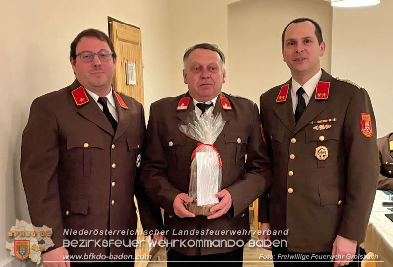 20260105_Mitgliederversammlung mit Wahl des Feuerwehrkommandos bei der FF Groisbach Foto: FF Groisbach