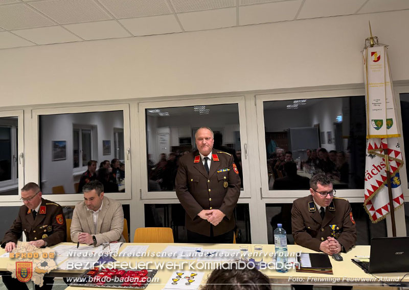 20260130_Jahreshauptversammlung und Neues Kommando bei der FF Alland gewählt Foto: FF Alland 20260130_Jahreshauptversammlung und Neues Kommando bei der FF Alland gewählt Foto: FF Alland