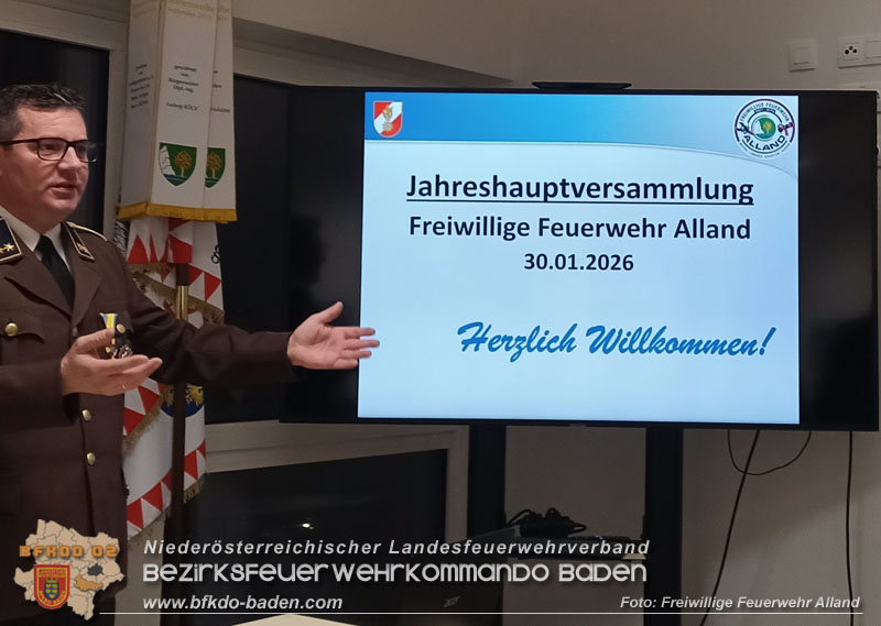 20260130_Jahreshauptversammlung und Neues Kommando bei der FF Alland gewählt Foto: FF Alland 20260130_Jahreshauptversammlung und Neues Kommando bei der FF Alland gewählt Foto: FF Alland