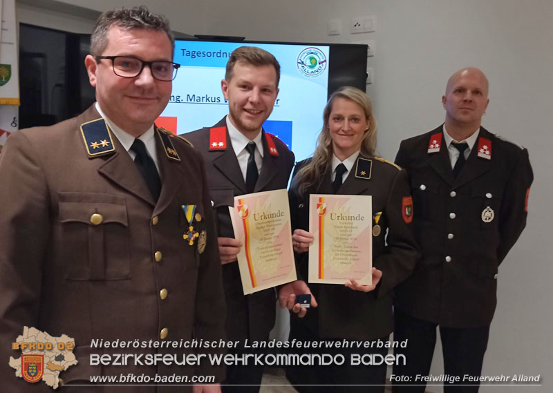 20260130_Jahreshauptversammlung und Neues Kommando bei der FF Alland gewählt Foto: FF Alland 20260130_Jahreshauptversammlung und Neues Kommando bei der FF Alland gewählt Foto: FF Alland