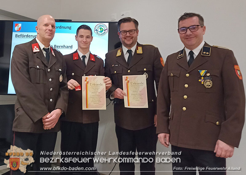 20260130_Jahreshauptversammlung und Neues Kommando bei der FF Alland gewählt Foto: FF Alland 20260130_Jahreshauptversammlung und Neues Kommando bei der FF Alland gewählt Foto: FF Alland