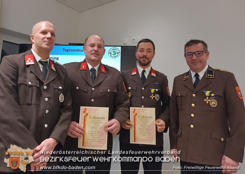 20260130_Jahreshauptversammlung und Neues Kommando bei der FF Alland gewählt Foto: FF Alland 20260130_Jahreshauptversammlung und Neues Kommando bei der FF Alland gewählt Foto: FF Alland