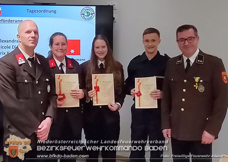 20260130_Jahreshauptversammlung und Neues Kommando bei der FF Alland gewählt Foto: FF Alland 20260130_Jahreshauptversammlung und Neues Kommando bei der FF Alland gewählt Foto: FF Alland