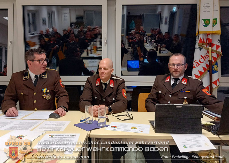 20260130_Jahreshauptversammlung und Neues Kommando bei der FF Alland gewählt Foto: FF Alland 20260130_Jahreshauptversammlung und Neues Kommando bei der FF Alland gewählt Foto: FF Alland