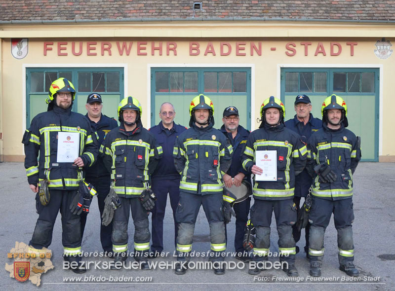 20250215_Bestandene Ausbildungspr�fung Atemschutz Foto: Freiwillige Feuerwehr Baden-Stadt