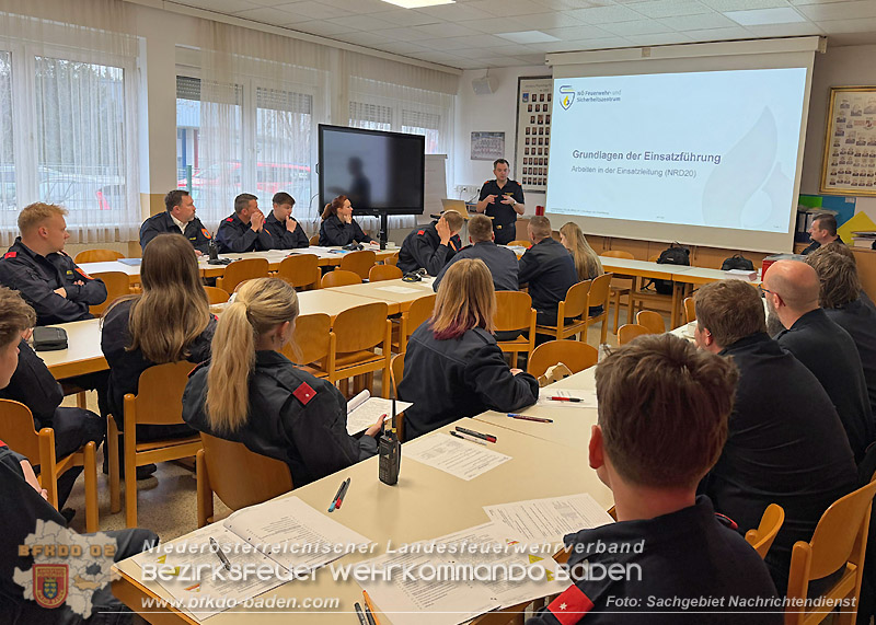 20260321_Modul NRD20 Arbeiten in der Einsatzleitung in Wienersdorf  Foto: Sachgebiet Nachrichtendienst BFKDO BADEN