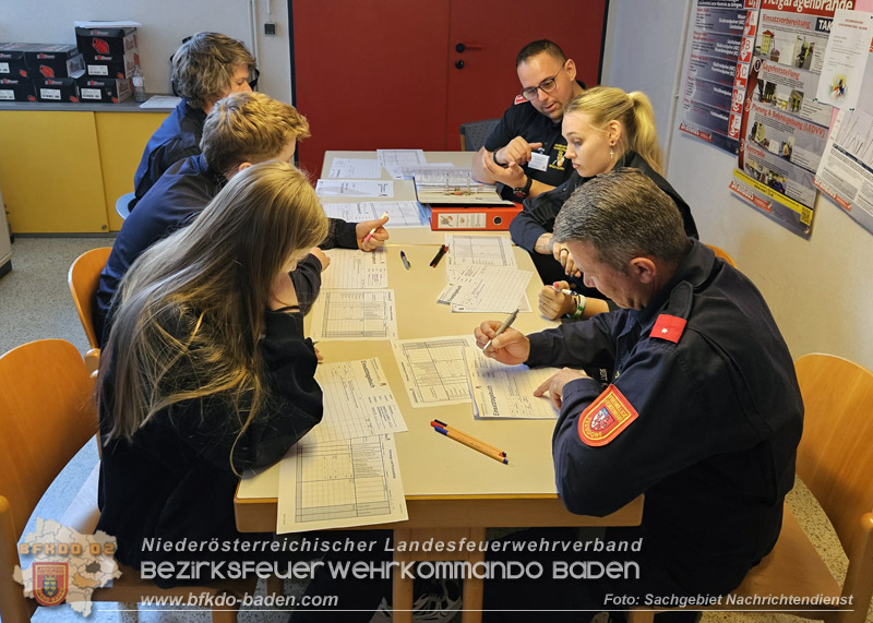 20260321_Modul NRD20 Arbeiten in der Einsatzleitung in Wienersdorf  Foto: Sachgebiet Nachrichtendienst BFKDO BADEN