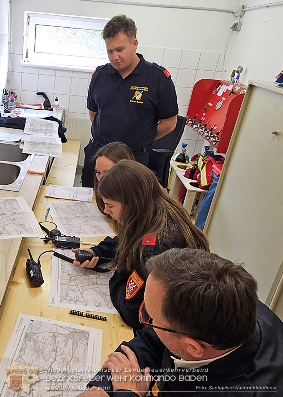 20260321_Modul NRD20 Arbeiten in der Einsatzleitung in Wienersdorf  Foto: Sachgebiet Nachrichtendienst BFKDO BADEN