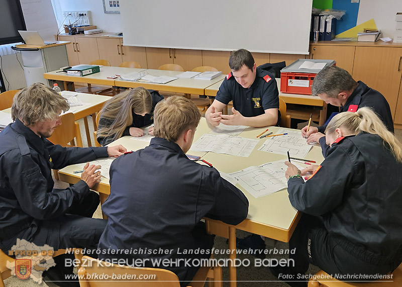 20260321_Modul NRD20 Arbeiten in der Einsatzleitung in Wienersdorf  Foto: Sachgebiet Nachrichtendienst BFKDO BADEN