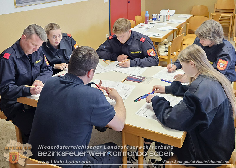 20260321_Modul NRD20 Arbeiten in der Einsatzleitung in Wienersdorf  Foto: Sachgebiet Nachrichtendienst BFKDO BADEN