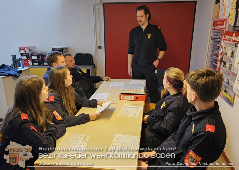 20260321_Modul NRD20 Arbeiten in der Einsatzleitung in Wienersdorf  Foto: Sachgebiet Nachrichtendienst BFKDO BADEN
