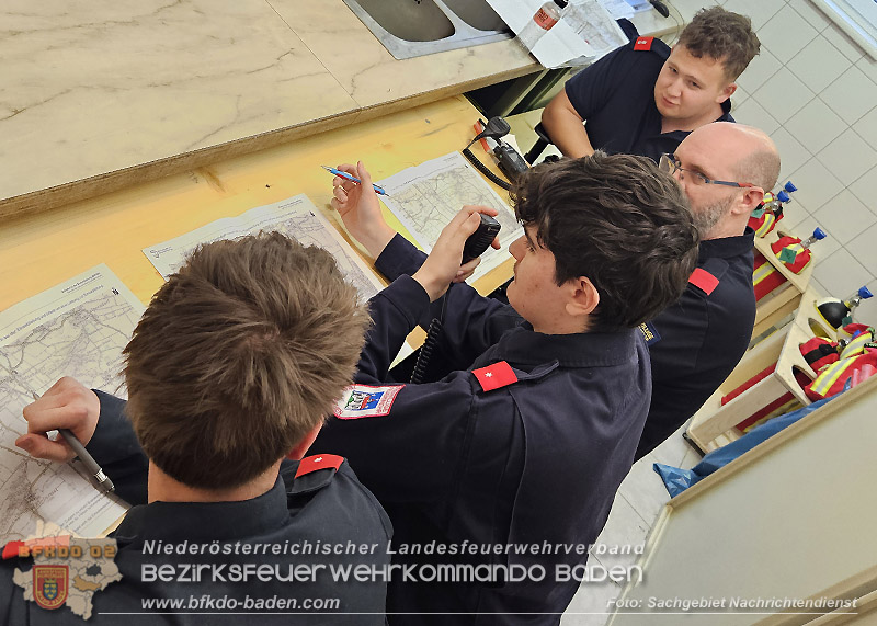 20260321_Modul NRD20 Arbeiten in der Einsatzleitung in Wienersdorf  Foto: Sachgebiet Nachrichtendienst BFKDO BADEN