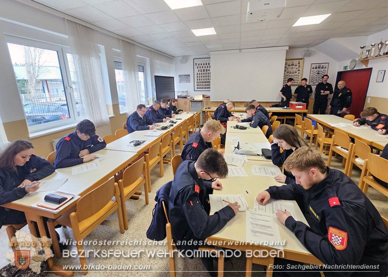 20260321_Modul NRD20 Arbeiten in der Einsatzleitung in Wienersdorf  Foto: Sachgebiet Nachrichtendienst BFKDO BADEN