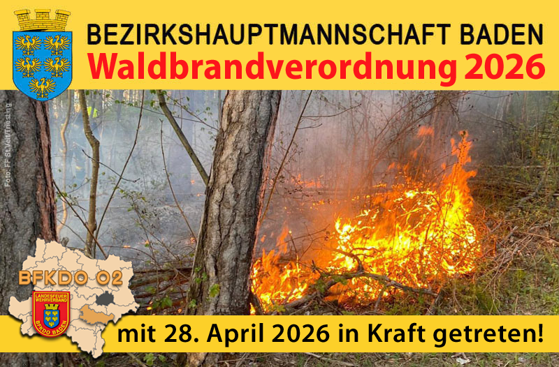 Waldbrandverordnung 2026 Bezirk BADEN